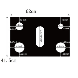 Protezione per la pulizia del fornello a <span class=keywords><strong>Gas</strong></span> a 5 fori da 0.4mm ad alta temperatura e resistenza all'olio - Product Image 1