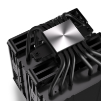 Pendingin Udara CPU ZEROMASTER Dual Tower 6 Heat Pipes Kipas PWM Senyap Intel untuk Bantalan Cairan Kompatibel 270W Harga Pabrik Grosir