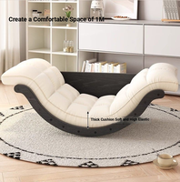 Chaise longue de style moderne en promotion pour la maison, le balcon, le salon et la chambre à coucher – Fauteuil à bascule paresseux pour la sieste