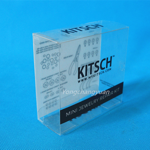 Factory supplier Custom Clear Plastic Folding Cosmetic Transparent Gift Packaging Boxes (PP/PVC/PET Boxes)