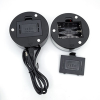 Pujiang base de lampe led de nuit, bricolage personnalisé de haute qualité abs base de lampe de bureau pour la décoration de la maison