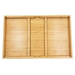 Bamboo <b>Tray</b> With Frame Flat Kung Fu <b>Tea</b> <b>Tray</b> Eco-Friendly Home Use Breakfast Snack Fruit Serving <b>Tray</b> - Product Image 2