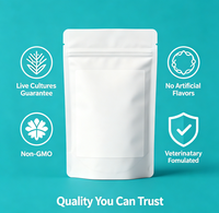 Poudre Probiotique OEM ODM pour Chiens 5 Milliards de UFC 12 Souches Fibres Prébiotiques Soutien Immunitaire Santé de la Peau et du Pelage Complément Alimentaire