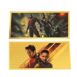Colección de Billetes Bañados en Oro con 5 Diseños de Héroes de Películas, Éxito de Ventas 2026 - Product Image 3