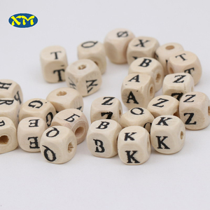 Coffre-fort En <span class=keywords><strong>Bois</strong></span> Naturel BRICOLAGE 10mm Alphabet Noir A-Z Cube <span class=keywords><strong>Bois</strong></span> <span class=keywords><strong>Perles</strong></span> de Lettre - Product Image 1