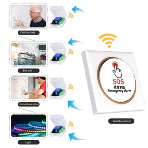 Báo Động An Ninh Nhà Chống Trộm Báo Động Cá Nhân Báo Động Kiểm Soát Cháy Tường Bảng Điều Khiển Cửa Khói Không Dây Hệ Thống Báo Động - Product Image 1