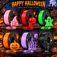 Filament d'impression 3D PLA+ en gros, bobine de 1 kg, impression fluide, sans bulles, sans nœuds, PLA PRO pour projets créatifs d'Halloween