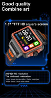2024 1.57 pouces nouvelle personnalisation nouveau sport montre intelligente comptage de pas multi-jeu surveillance haute qualité fréquence cardiaque Smrtwatch