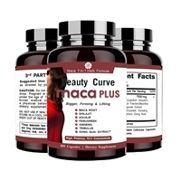 Capsules de beauté naturelles à base de maca pour femmes adultes - 60 capsules, complément alimentaire pour les fesses et les hanches
