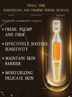 Ampoule liquide d'astaxanthine à étiquette privée OEM/ODM pour la réparation et l'hydratation de la peau du visage et du corps
