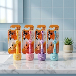 <span class=keywords><strong>Cepillo</strong></span> de Dientes de Cerdas Suaves Sostenibles de Primera Calidad OEM Disponible con Juguetes para Niños - Product Image 3