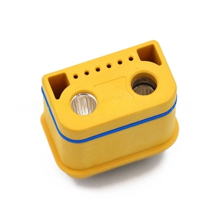 Conector Impermeable Amass AS300E Soldado por Ultrasonidos de 150A, Cobre Plateado con 2+6 Pines de Señal para Automoción RC de Alta Potencia - Product Image 5