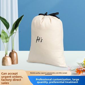 Pochette personnalisée en toile avec cordon de serrage pour accessoires de mode, emballage de rouges à lèvres et bijoux, vente en gros, MOQ 200 pièces, directement de l'usine - Product Image 3