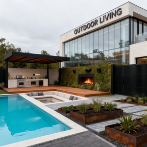 现代奢华别墅设计，线条简洁，室内外无缝连接 - Product Image 2