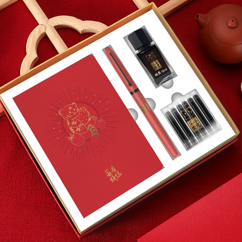 Ручка перьевая Beifa GEF0020 с традиционным узором, Подарочная коробка, набор роскошных чернил, набор для школы и офиса, Канцтовары
