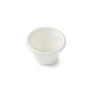 En promotion : Gobelet personnalisé jetable en bagasse de canne à sucre de qualité alimentaire, recyclable, avec couvercle pour sauce - Product Image 3