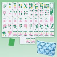 Set Mahjong Amerika Portabel Mewah Hijau untuk 4 Pemain, Penggunaan Universal