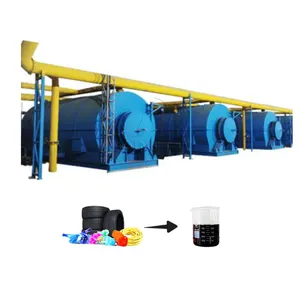 High Quality Waste Plastic Pyrolysis Plant Waste Tyre to Diesel Waste Plastic to Fuel Oil pyrolysis Machine