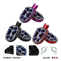Repose-pieds CNC double couche pour Surron Talaria CRF230F, antidérapants, résistants à la rouille, pour moto tout-terrain