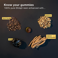 Fabricación por Contrato OEM, Fábrica de Origen, Gomitas de Shilajit Más Vendidas, Gomitas con Dosis Controlada, Venta Transfronteriza en Amazon
