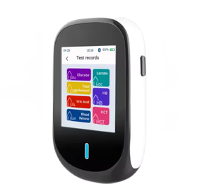 Multifunctional 7 in 1 Health <strong>Monitor</strong> for Glucose Lactate Ketone <strong>Uric</strong> <strong>Acid</strong> Cholesterol and Hemoglobin Tracking - Product Image 2