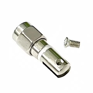Connecteur coaxial RF à <span class=keywords><strong>prise</strong></span> mâle SMA avec pivot à vis nickelé pour <span class=keywords><strong>prise</strong></span> d'<span class=keywords><strong>antenne</strong></span> <span class=keywords><strong>t</strong></span>élescopique - Product Image 4