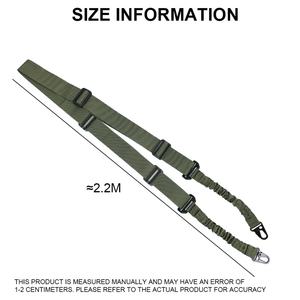 Gancho Metálico para Exteriores, Correa Táctica de Dos Puntos con Ajustador de Longitud, Correa Tradicional - Product Image 3