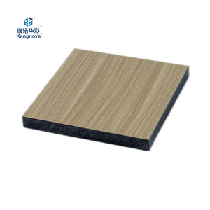 Feuilles de <span class=keywords><strong>stratifié</strong></span> HPL modèle compact Kangnuo 4mm d'épaisseur avec finition grain de bois résistant au feu pour dessus de table de <span class=keywords><strong>cuisine</strong></span> panneaux de porte - Product Image 4