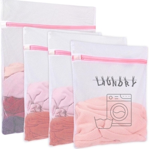 ماكينة الغسيل المخصصة المطبوعة على الأكياس الشبكية القابلة لإعادة الاستخدام للملابس - Product Image 4