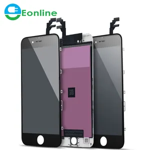 EONLINE สีขาวและสีดำใหม่สำหรับ iPhone 5 6 7 8จอแสดงผล LCD Touch Screen Digitizer Assembly สำหรับ IPhone6 4.7 ''No Dead Pixel + ของขวัญ