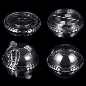 Vente en gros de gobelets à café en plastique transparent en forme de panda adorable, diamètre 90 mm 95 mm, pour boissons froides - Product Image 2