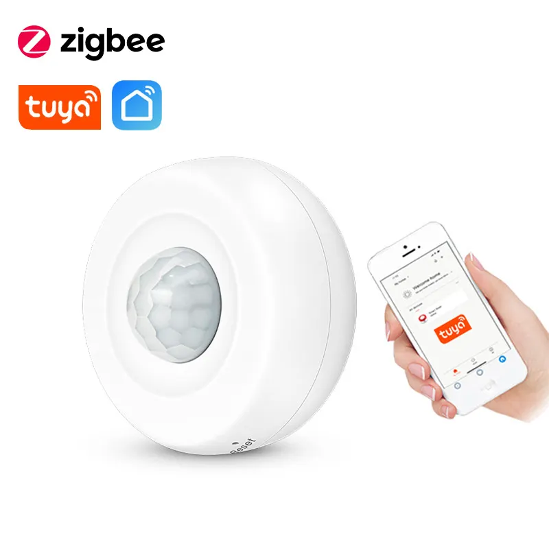 2024 tuya ZigBee PIR cảm biến chuyển động không dây hồng ngoại Detector an chống trộm báo động cảm biến cần cổng làm việc cho cuộc sống thông minh ứng dụng