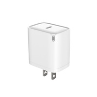 Adaptateur Chargeur Mural USB-C Rapide 30W PD, Bloc Chargeur Double Port Type C QC 3.0 PPS pour iPhone 16, Protection OVP, Matériau GAN