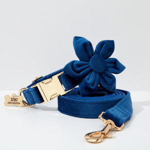 ラグジュアリー ステップイン ハーネス ベルベット製 犬用 ハーネスセット 調節可能なペットカラー カスタマイズ可能なリード ペット用品 2024年 - Product Image 2