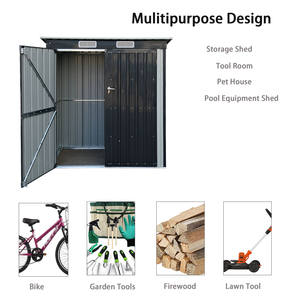 <span class=keywords><strong>Abri</strong></span> <span class=keywords><strong>de</strong></span> <span class=keywords><strong>jardin</strong></span> métallique portable 3x5 pieds à toit pentu, imperméable, écologique, thermolaqué, facile à assembler, pour extérieur, mobilier <span class=keywords><strong>de</strong></span> <span class=keywords><strong>jardin</strong></span> - Product Image 5