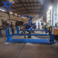 Station de travail XY - Robot de soudage Cobot YASAKAWA PLC 6 axes IP65 MIG avec vision 3D, plateau tournant haute précision, capacité 500 kg, EDM&ODM