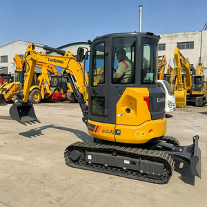 รถขุดขนาดเล็ก Liugong 9035F 9017F 9027F 9055F ใหม่เอี่ยม ขายดี 1 ตัน 2 ตัน 5 ตัน 3.5 ตัน แบบ Zero Tail Swing เครื่องยนต์ Yanmar - Product Image 1