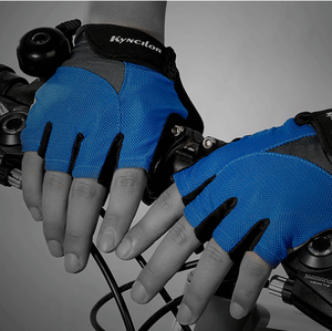 Mitaines de vélo à demi-doigts respirantes personnalisées pour l'entraînement sportif en salle de sport, mitaines de vélo anti-secousse à demi-doigts - Product Image 2