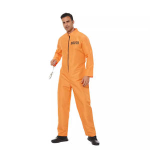 Orange Prison Prisonnier Cosplay <span class=keywords><strong>Morbius</strong></span> Prison Combinaison Costumes Halloween pour Hommes Adultes S0259 - Product Image 5