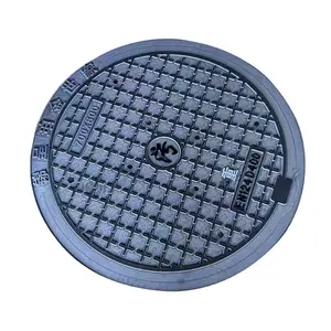 Ductile Iron Manhole Cover Casting Round Drain Water Sewer Drainage Manhole Cover