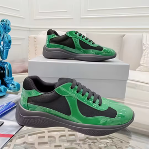 Chaussures de sport rétro en cuir véritable respirant, de haute qualité, style décontracté de luxe pour la course et la marche - Product Image 4