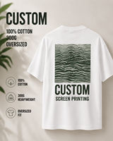 T-shirt Homme Personnalisé en Coton 100% de Haute Qualité, Coupe Ample et Épaisse, Style Streetwear Oversize – Vente en Gros