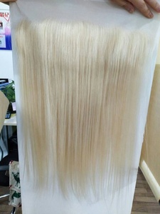 黑色星期五特卖高质量的婴儿头发613金发高清薄/透明瑞士蕾丝封闭/正面 - Product Image 6