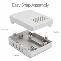 Pièces moulées par injection personnalisées OEM ODM, composants en plastique PBT PC MPPE, outillage et moulage de précision