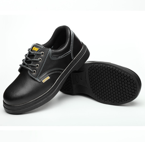 <span class=keywords><strong>Zapatos</strong></span> DE SEGURIDAD antideslizantes con puntera <span class=keywords><strong>dura</strong></span> para trabajadores de restaurantes Cocina Cuero antideslizante con acero Temporada de invierno - Product Image 1