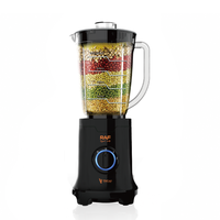 Mixeur Électrique RAF R.2866 400W 0.8L 19000RPM 4-en-1 avec Lames en Acier Inoxydable pour Smoothies, Jus et Utilisation Quotidienne en Cuisine