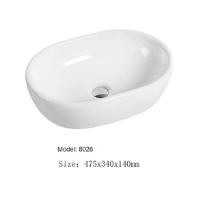 Lavabo de salle de bain moderne haut de gamme en céramique colorée avec drain intégré, disponible en plusieurs couleurs pour lavabo de toilettes - Product Image 4