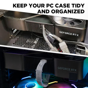 12 + 4 pines a 3*8 pines PCIE 5,0 GPU Cables TPE PSU Cable de extensión macho a hembra conector de 16 pines para RTX <span class=keywords><strong>3090Ti</strong></span> RTX <span class=keywords><strong>4090</strong></span> - Product Image 2