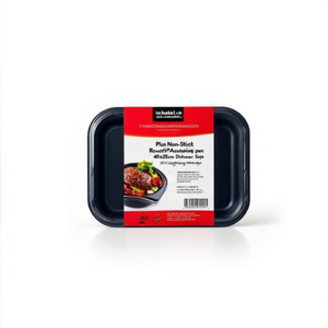 Rostiera Alluminio antiadhésive (40x25cm) PLUS Noir 00102RGR 40H - Product Image 3