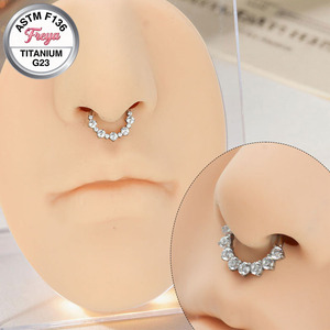 Piercings de Nariz Freya Segmentados, Aros Abiertos Sin Costuras, Joyería para Piercings de Hélice, Cartílago, Concha, Lóbulo y Daith - Product Image 4